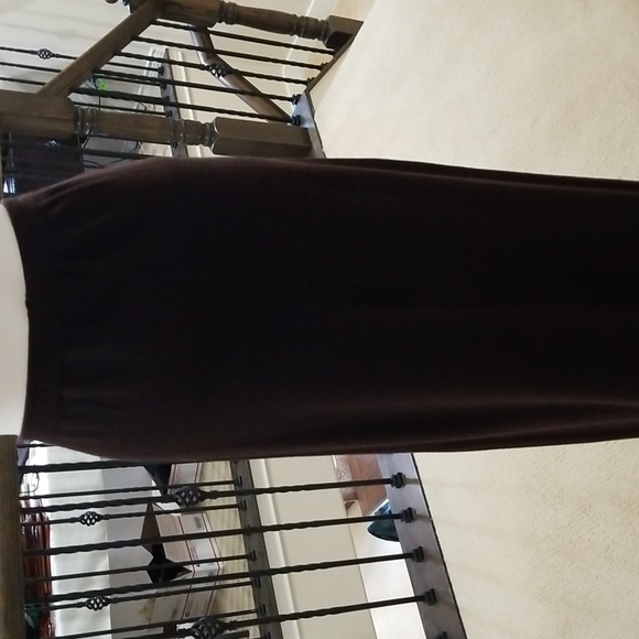 Katherine Kelly Brown sweater knit skirt - Picture 1 of 4